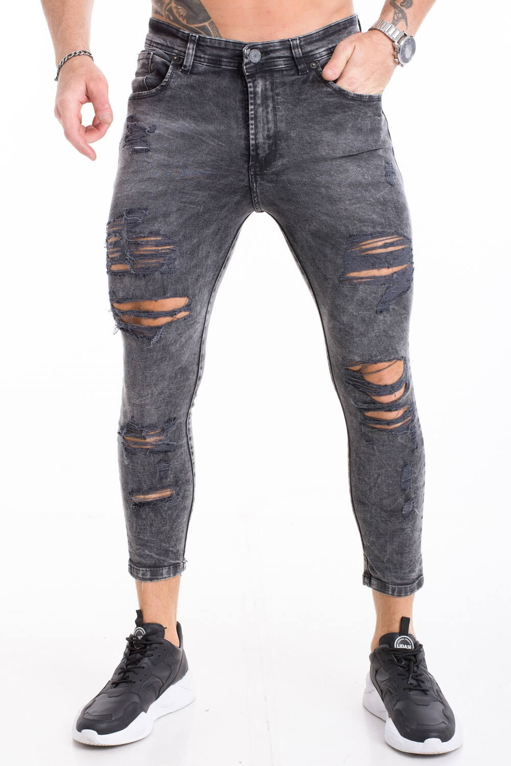 Fashion jeans chupin de hombre