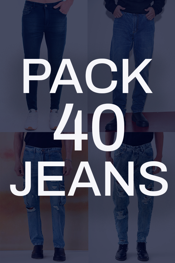 40 JEANS SURTIDOS SIN FALLA